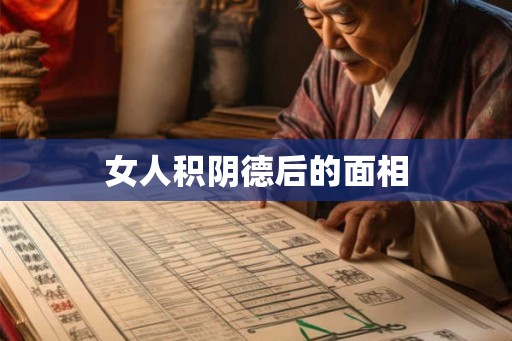 女人积阴德后的面相