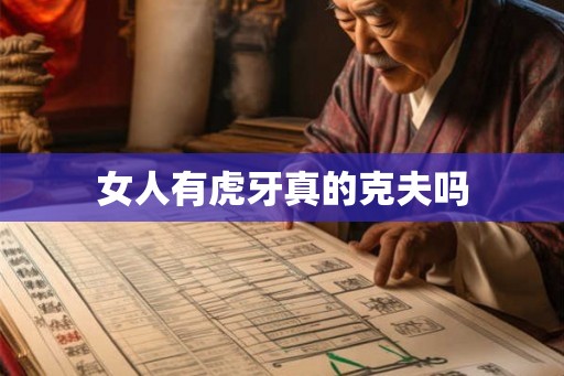 女人有虎牙真的克夫吗