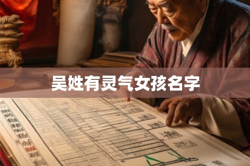 吴姓有灵气女孩名字