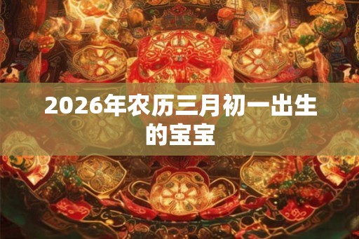 2026年农历三月初一出生的宝宝