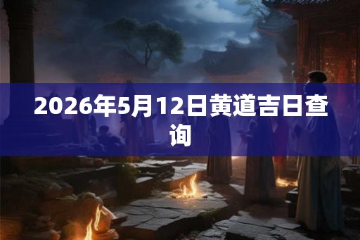 2026年5月12日黄道吉日查询 2026年5月12日黄道吉日查询