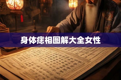 身体痣相图解大全女性 身体痣相图解大全女性