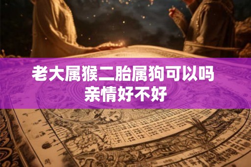 老大属猴二胎属狗可以吗 亲情好不好