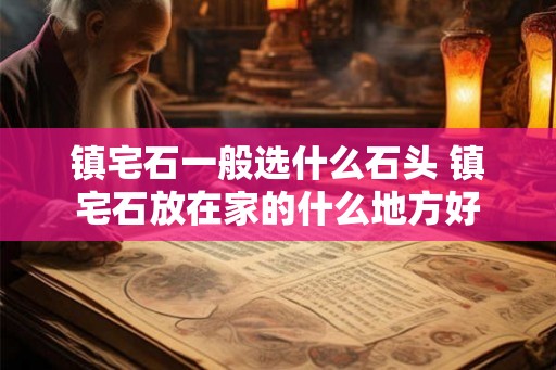 镇宅石一般选什么石头 镇宅石放在家的什么地方好