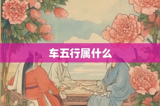 车五行属什么