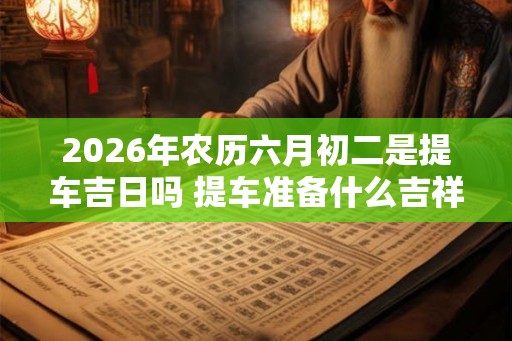 2026年农历六月初二是提车吉日吗 提车准备什么吉祥东西 2026年农历六月初二是提车吉日吗 提车准备什么吉祥东西