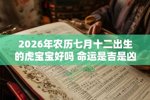 2026年农历七月十二出生的虎宝宝好吗 命运是吉是凶