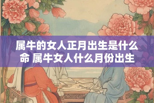 属牛的女人正月出生是什么命 属牛女人什么月份出生好