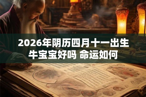 2026年阴历四月十一出生牛宝宝好吗 命运如何