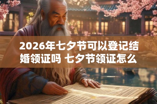 2026年七夕节可以登记结婚领证吗 七夕节领证怎么发朋友圈 2026年七夕节可以登记结婚领证吗 七夕节领证怎么发朋友圈