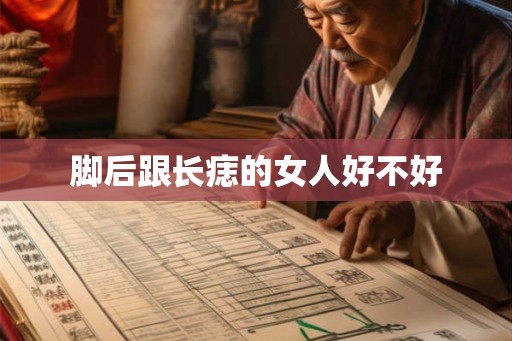 脚后跟长痣的女人好不好