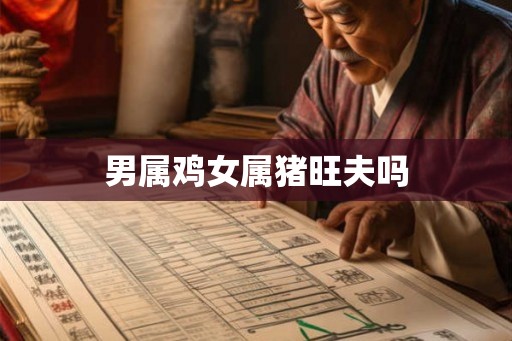 男属鸡女属猪旺夫吗