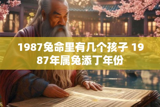 1987兔命里有几个孩子 1987年属兔添丁年份 1987兔命里有几个孩子 1987年属兔添丁年份