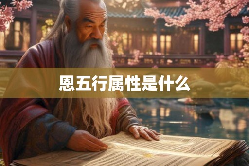 恩五行属性是什么