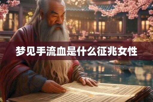 梦见手流血是什么征兆女性 梦见手流血是什么征兆女性