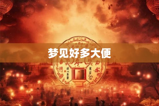 梦见好多大便