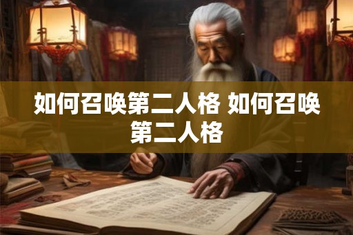 如何召唤第二人格 如何召唤第二人格 如何召唤第二人格 如何召唤第二人格