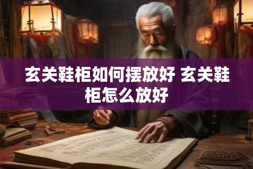玄关鞋柜如何摆放好 玄关鞋柜怎么放好