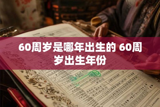 60周岁是哪年出生的 60周岁出生年份