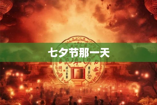 七夕节那一天