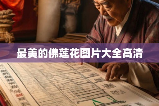 最美的佛莲花图片大全高清