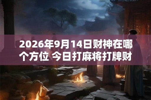 2026年9月14日财神在哪个方位 今日打麻将打牌财运方位