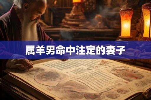 属羊男命中注定的妻子