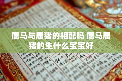 属马与属猪的相配吗 属马属猪的生什么宝宝好
