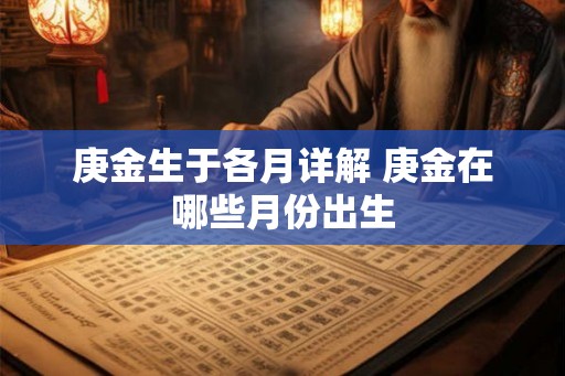 庚金生于各月详解 庚金在哪些月份出生