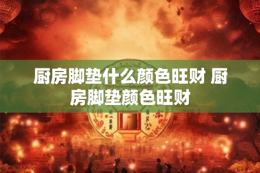 厨房脚垫什么颜色旺财 厨房脚垫颜色旺财