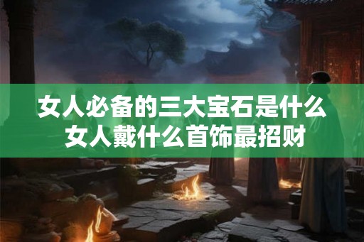 女人必备的三大宝石是什么 女人戴什么首饰最招财 女人必备的三大宝石是什么 女人戴什么首饰最招财