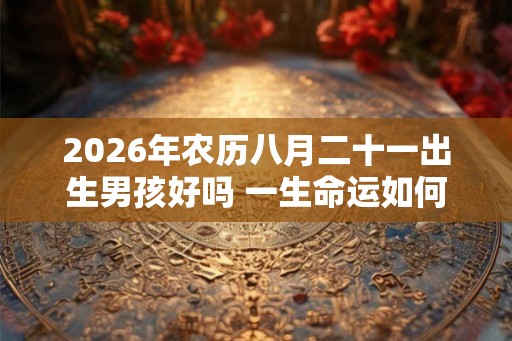 2026年农历八月二十一出生男孩好吗 一生命运如何