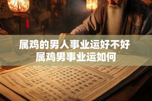属鸡的男人事业运好不好 属鸡男事业运如何 属鸡的男人事业运好不好 属鸡男事业运如何