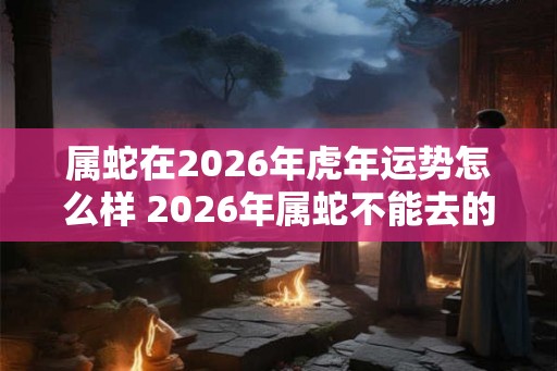 属蛇在2026年虎年运势怎么样 2026年属蛇不能去的方向