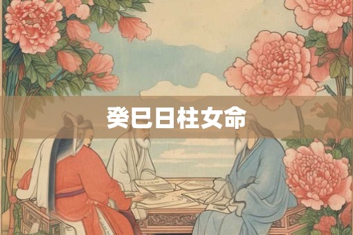 癸巳日柱女命 癸巳日柱女命