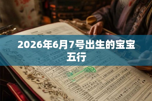 2026年6月7号出生的宝宝五行
