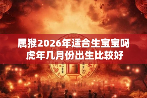 属猴2026年适合生宝宝吗 虎年几月份出生比较好