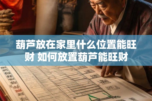 葫芦放在家里什么位置能旺财 如何放置葫芦能旺财 葫芦放在家里什么位置能旺财 如何放置葫芦能旺财
