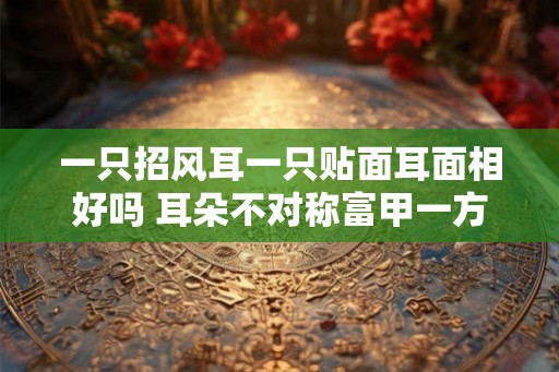 一只招风耳一只贴面耳面相好吗 耳朵不对称富甲一方