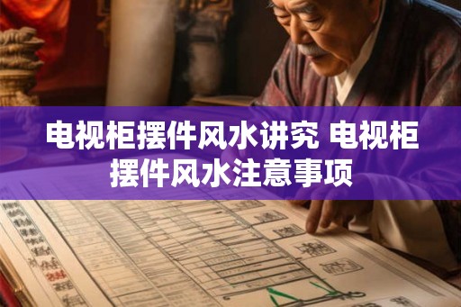 电视柜摆件风水讲究 电视柜摆件风水注意事项