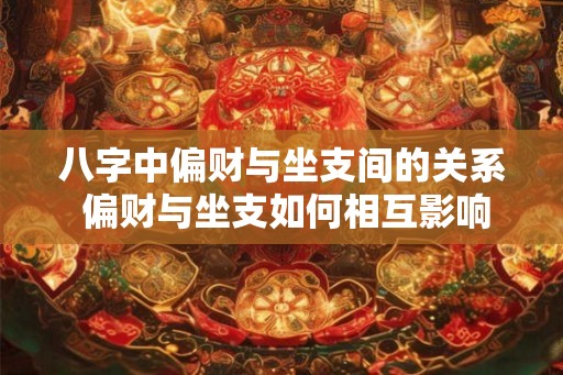 八字中偏财与坐支间的关系 偏财与坐支如何相互影响
