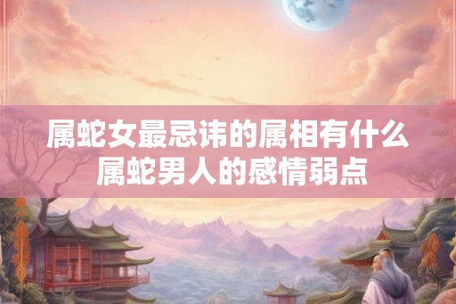 属蛇女最忌讳的属相有什么 属蛇男人的感情弱点