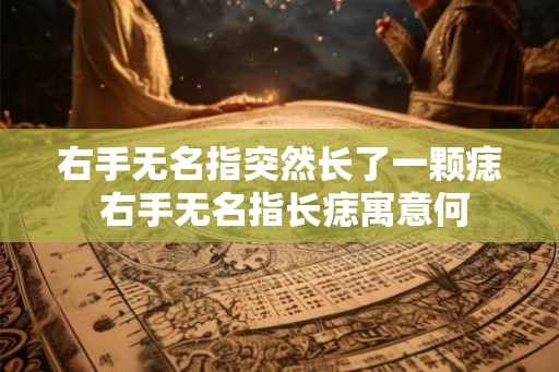 右手无名指突然长了一颗痣 右手无名指长痣寓意何 右手无名指突然长了一颗痣 右手无名指长痣寓意何