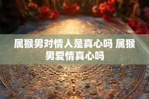 属猴男对情人是真心吗 属猴男爱情真心吗
