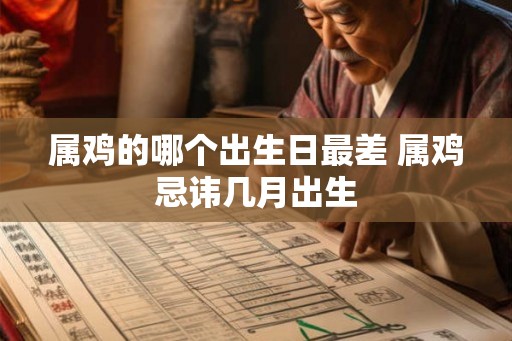 属鸡的哪个出生日最差 属鸡忌讳几月出生