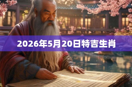 2026年5月20日特吉生肖