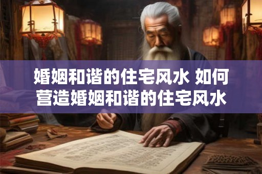 婚姻和谐的住宅风水 如何营造婚姻和谐的住宅风水