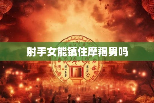 射手女能镇住摩羯男吗