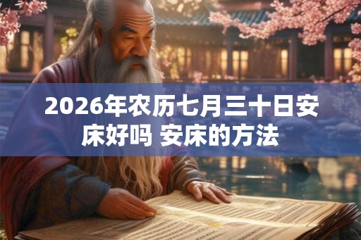 2026年农历七月三十日安床好吗 安床的方法