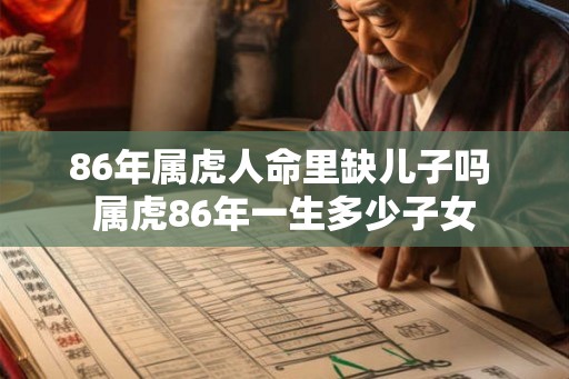 86年属虎人命里缺儿子吗 属虎86年一生多少子女